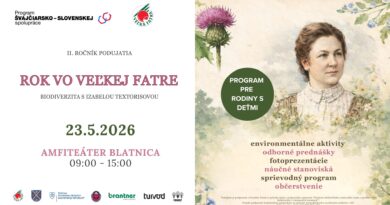 Pozvánka na II. ročník „Rok vo Veľkej Fatre – Biodiverzita s Izabelou Textorisovou“